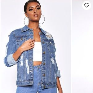 Ms Cello Plus Womens Denim Jacket 